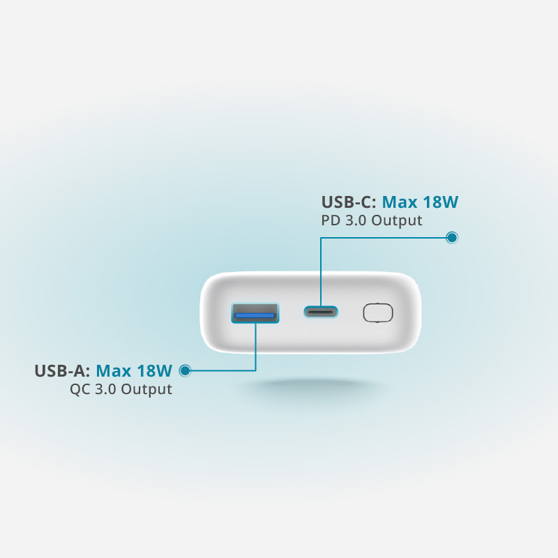 Повербанк D-LINK DPP-101 18W 10000mAh White