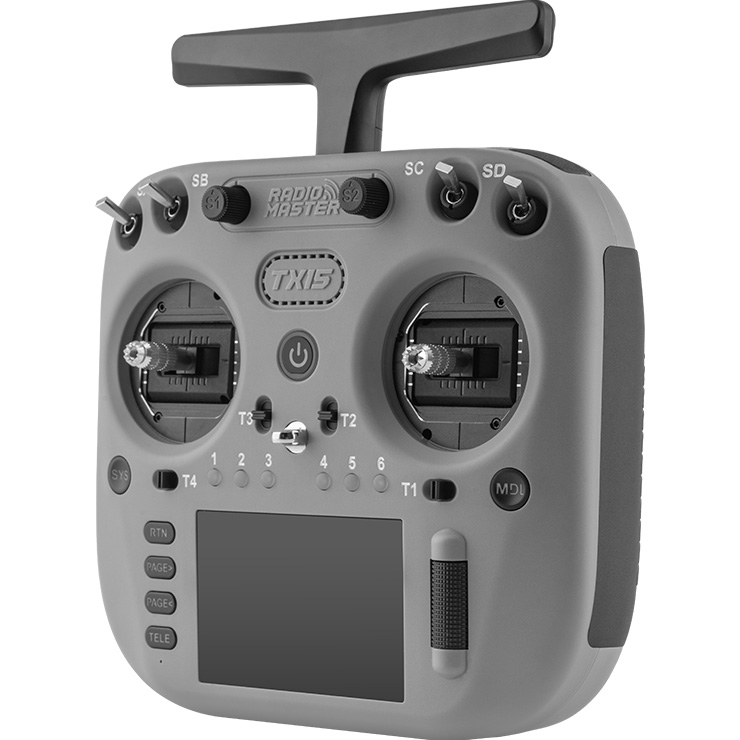 Пульт керування дроном RADIOMASTER TX15 ExpressLRS M2 Iron Gray (TX15-ST-GRY)