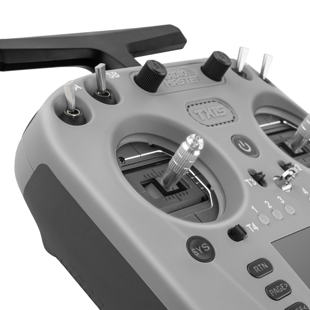 Пульт керування дроном RADIOMASTER TX15 ExpressLRS M2 Iron Gray (TX15-ST-GRY)