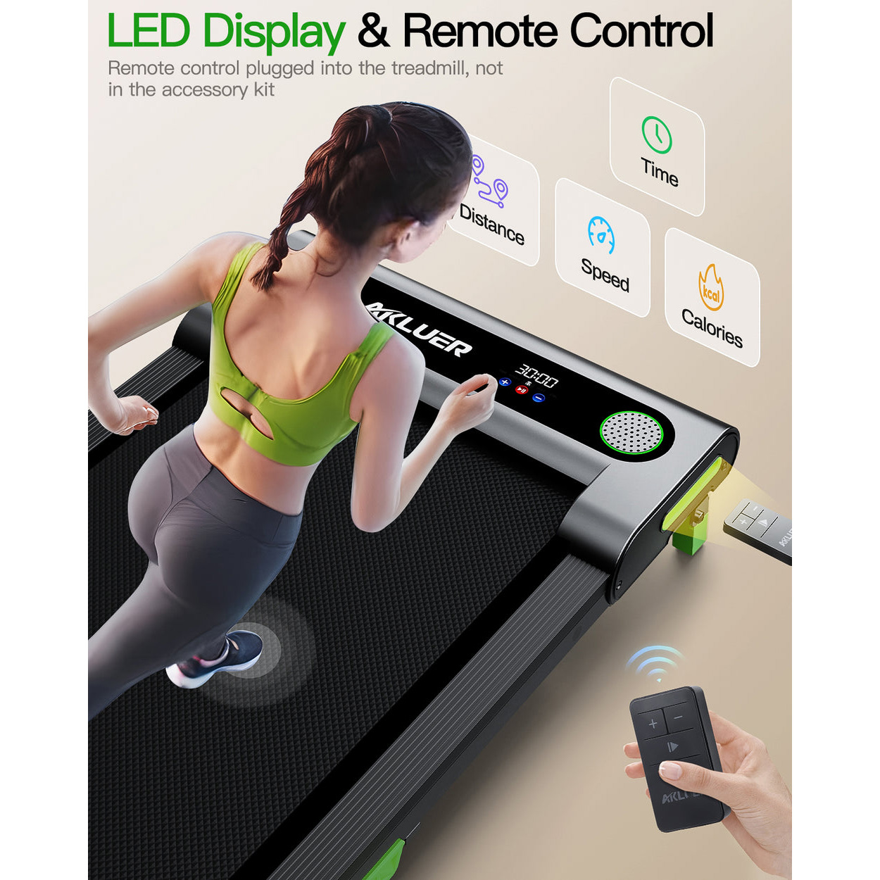 Беговая дорожка AKLUER 480L-A Under Desk Treadmill Black