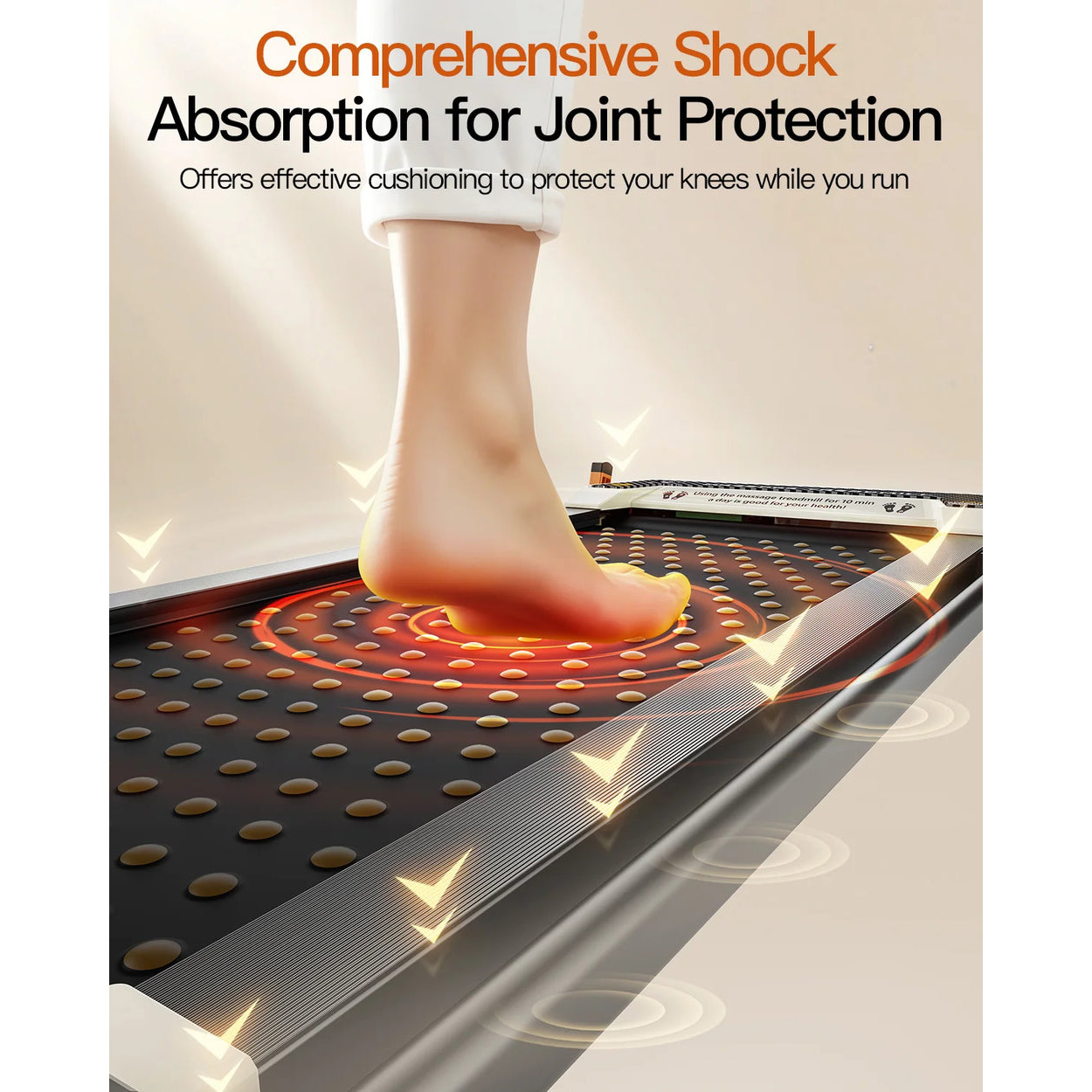 Бігова доріжка AKLUER 520A-B 2-in-1 Foot Massage Under Desk Treadmill