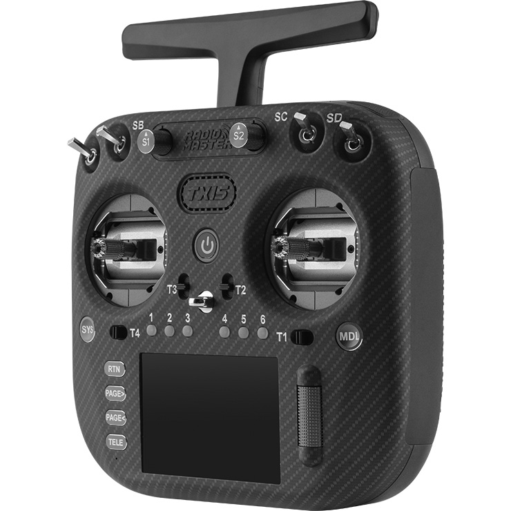 Пульт керування дроном RADIOMASTER TX15 Max ExpressLRS M2 Black (TX15-MAX-BLK)