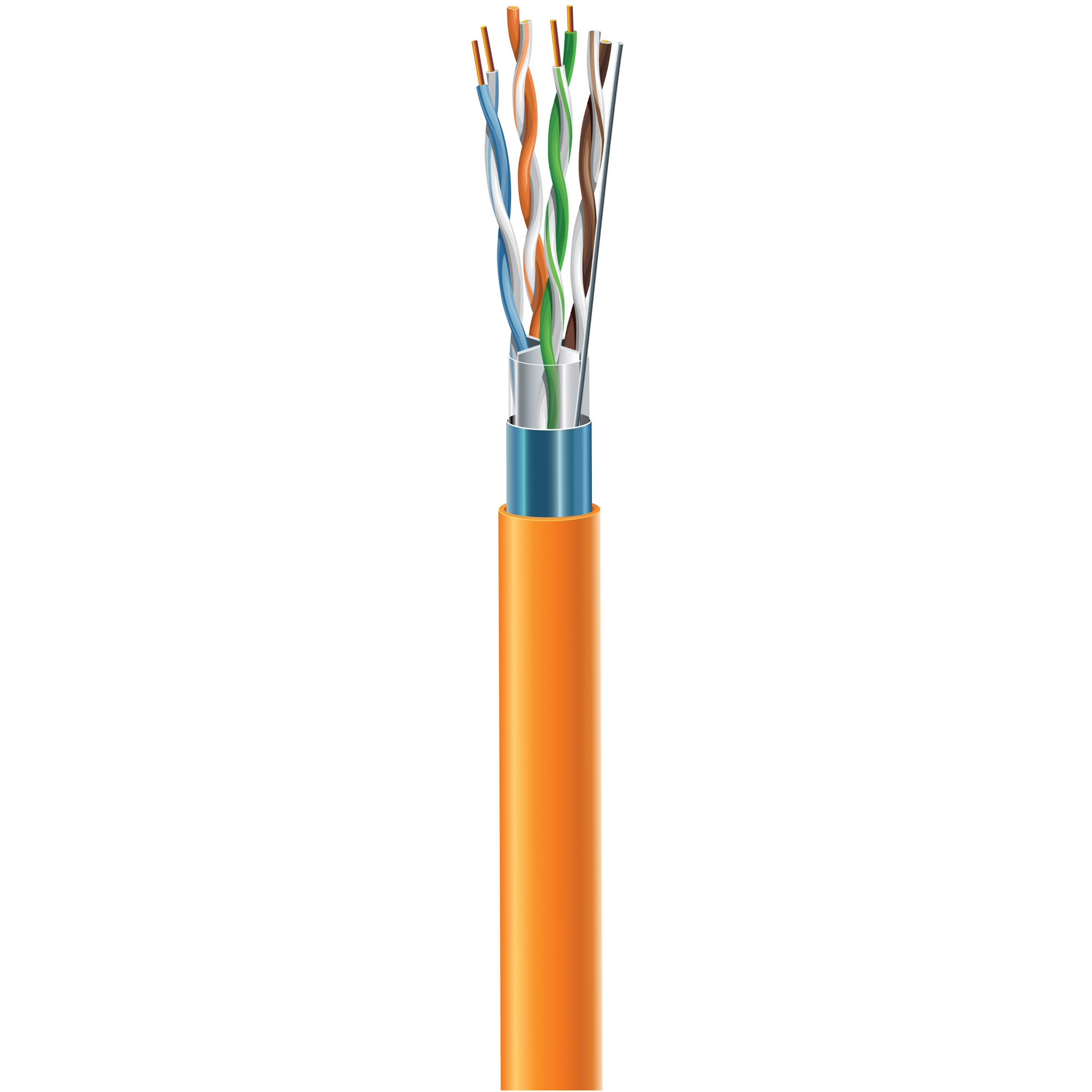 Кабель сетевой ЗЗКМ FTP Cat.6 4x2x0.57 CU Black 305м (7091014)