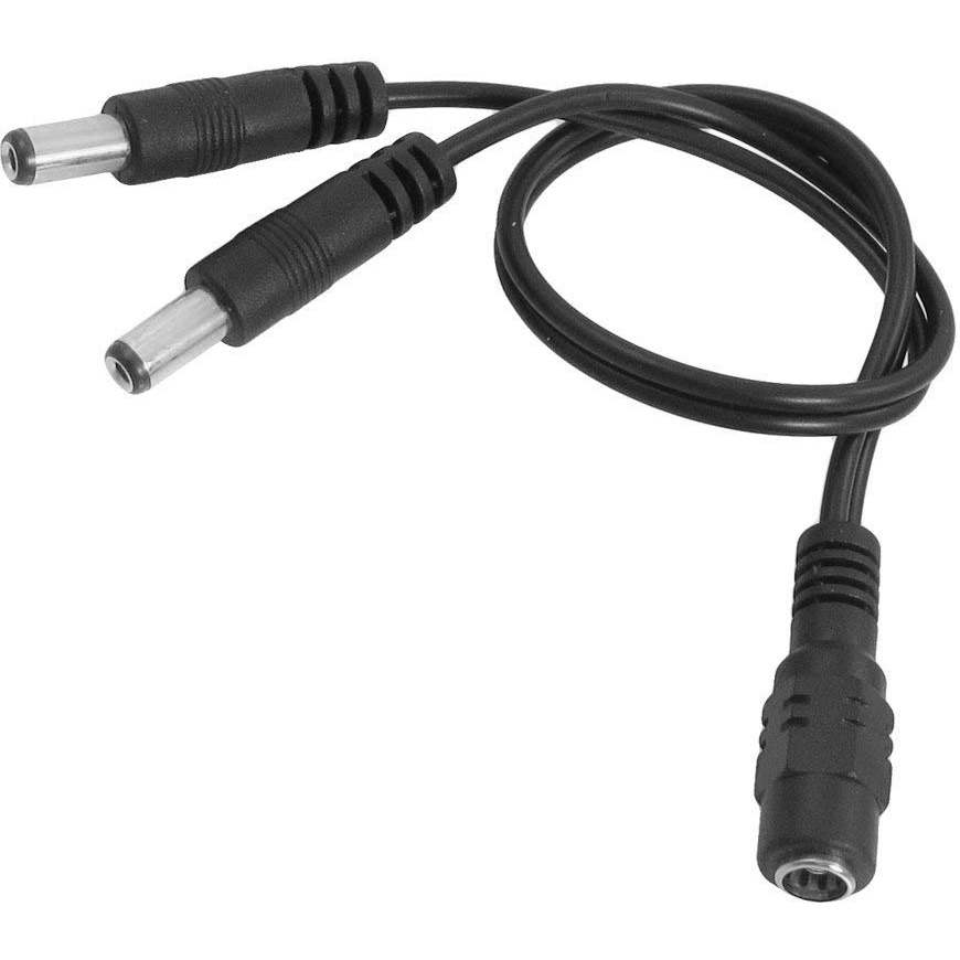 Розгалужувач живлення VOLTRONIC DC-F to 2xDC-M (5.5x2.5мм) 40см (YT-DC-F=>2XDC-M-40/10550)