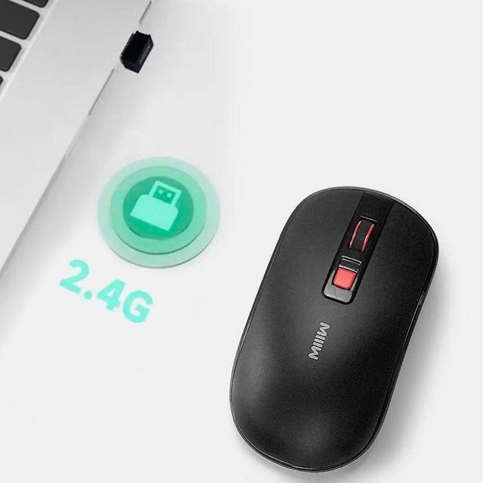 Мышь XIAOMI MiiiW Wireless Mouse Lite MW23M21 Black