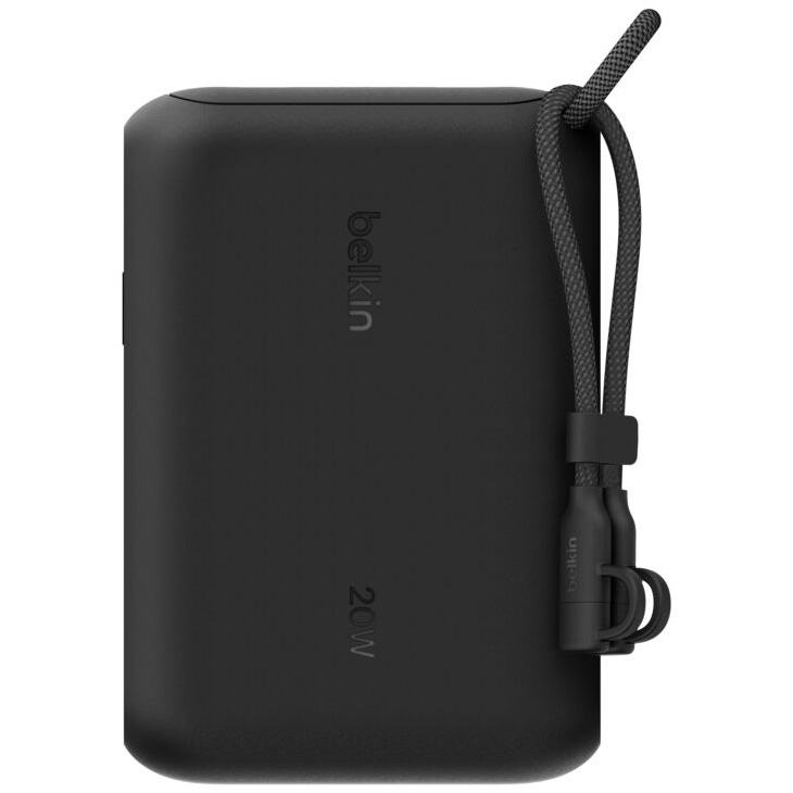 Повербанк BELKIN BoostCharge Power Bank 10K with Display. 20W 10000mAh Black (BPB027HQBK)
