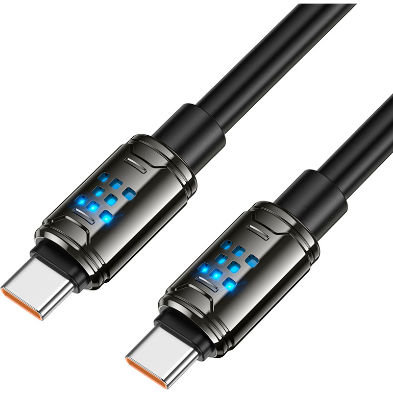 Кабель HOCO U143 Type-C toType-C 1.2м Black