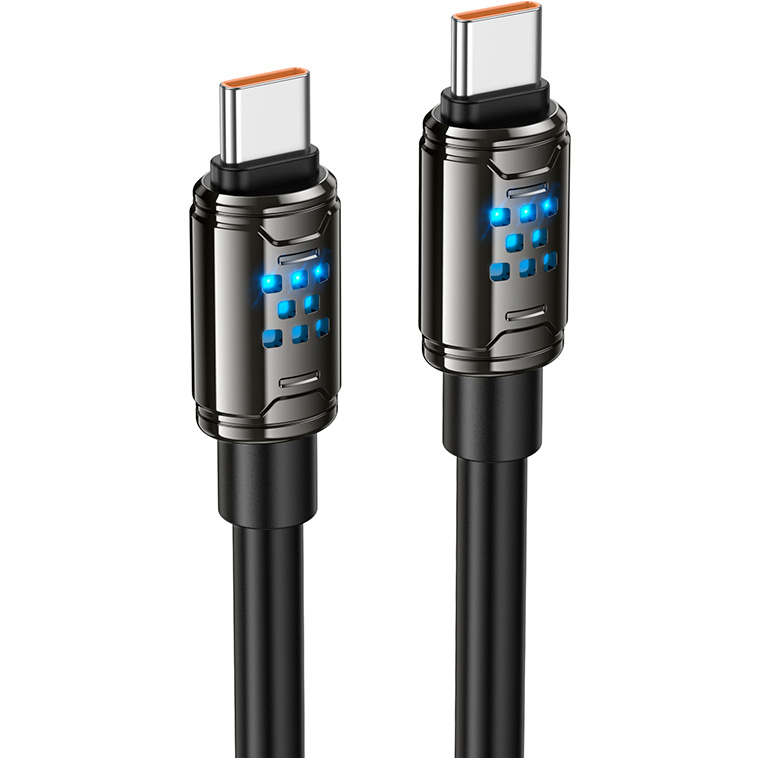 Кабель HOCO U143 Type-C toType-C 1.2м Black