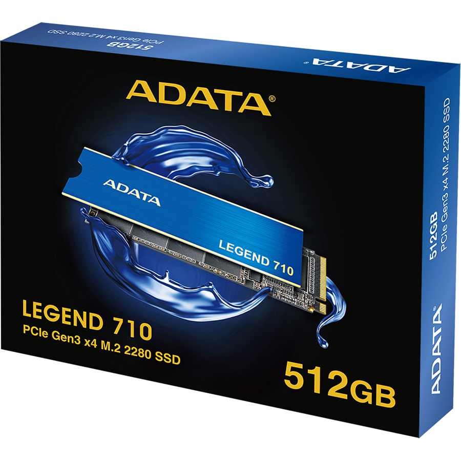 SSD диск ADATA Legend 710 512GB M.2 NVMe (ALEG-710-512GCS)
