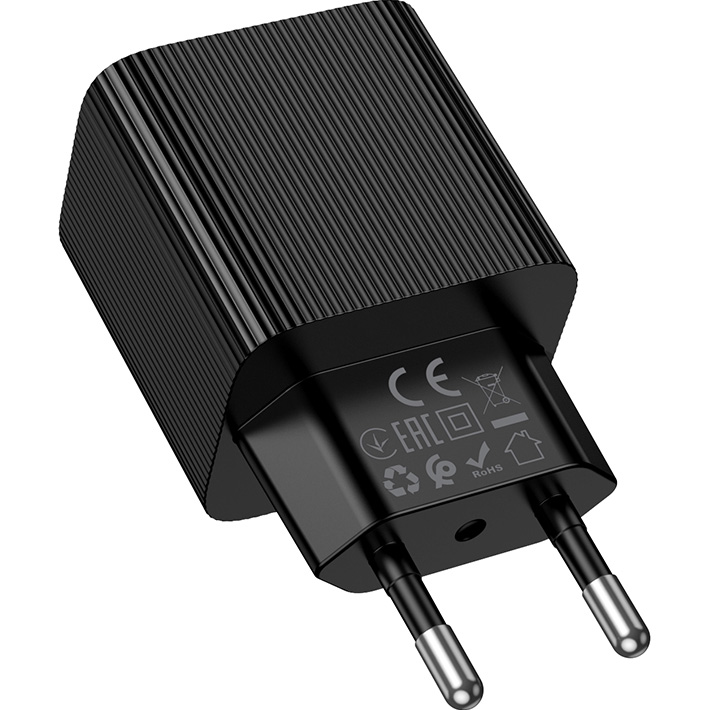 Зарядний пристрій HOCO CS81A Excellent, 1xUSB, 18W, QC3.0 Black (6942007664486)