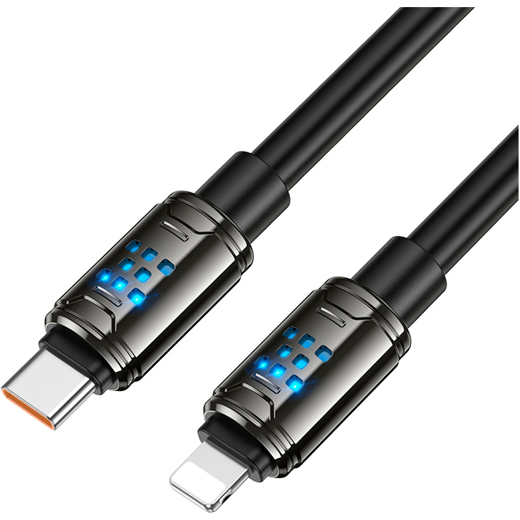 Кабель HOCO U143 Joy Type-C to Lightning 1.2м Black
