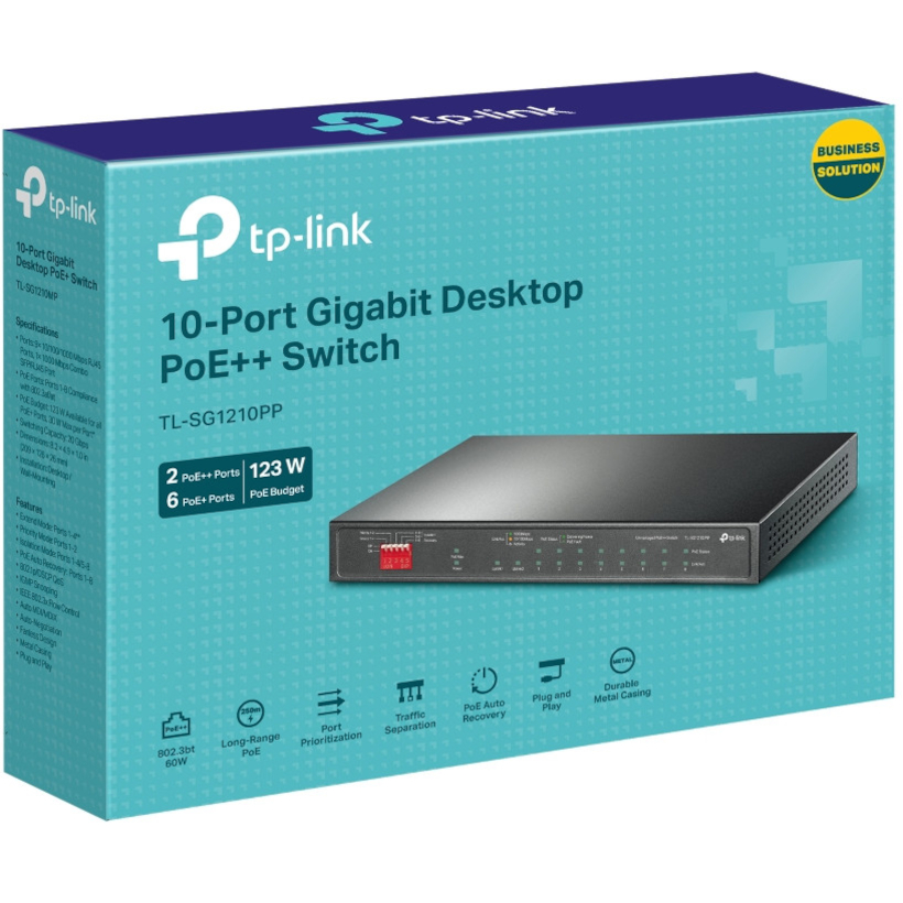 Комутатор TP-LINK TL-SG1210PP