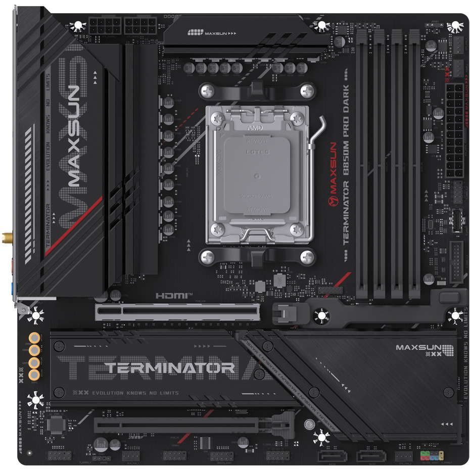 Материнская плата MAXSUN Terminator B850M Pro Dark WiFi
