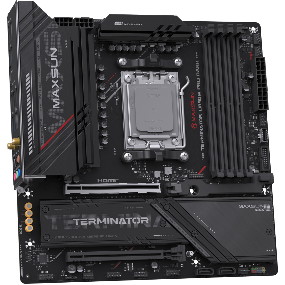 Материнская плата MAXSUN Terminator B850M Pro Dark WiFi