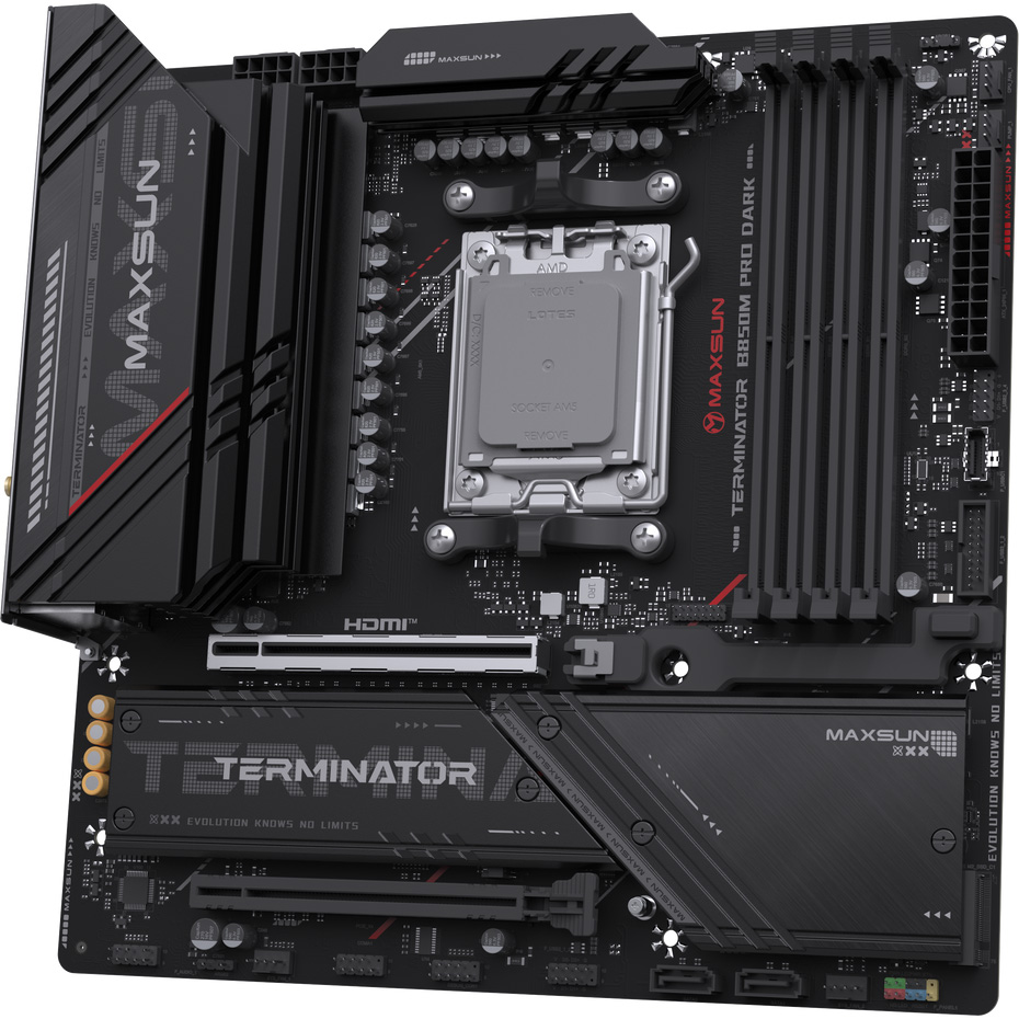 Материнская плата MAXSUN Terminator B850M Pro Dark WiFi