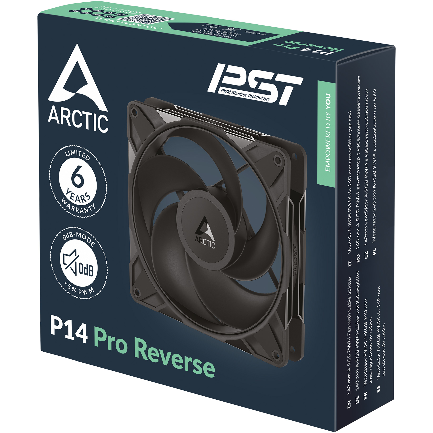 Вентилятор ARCTIC P14 Pro Reverse Black (ACFAN00329A)