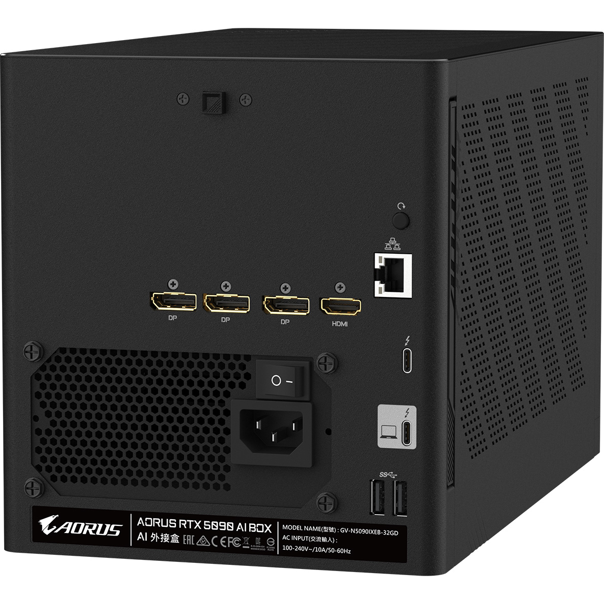 Зовнішня відеокарта Gigabyte AORUS RTX 5090 AI Box (GV-N5090IXEB-32GD)