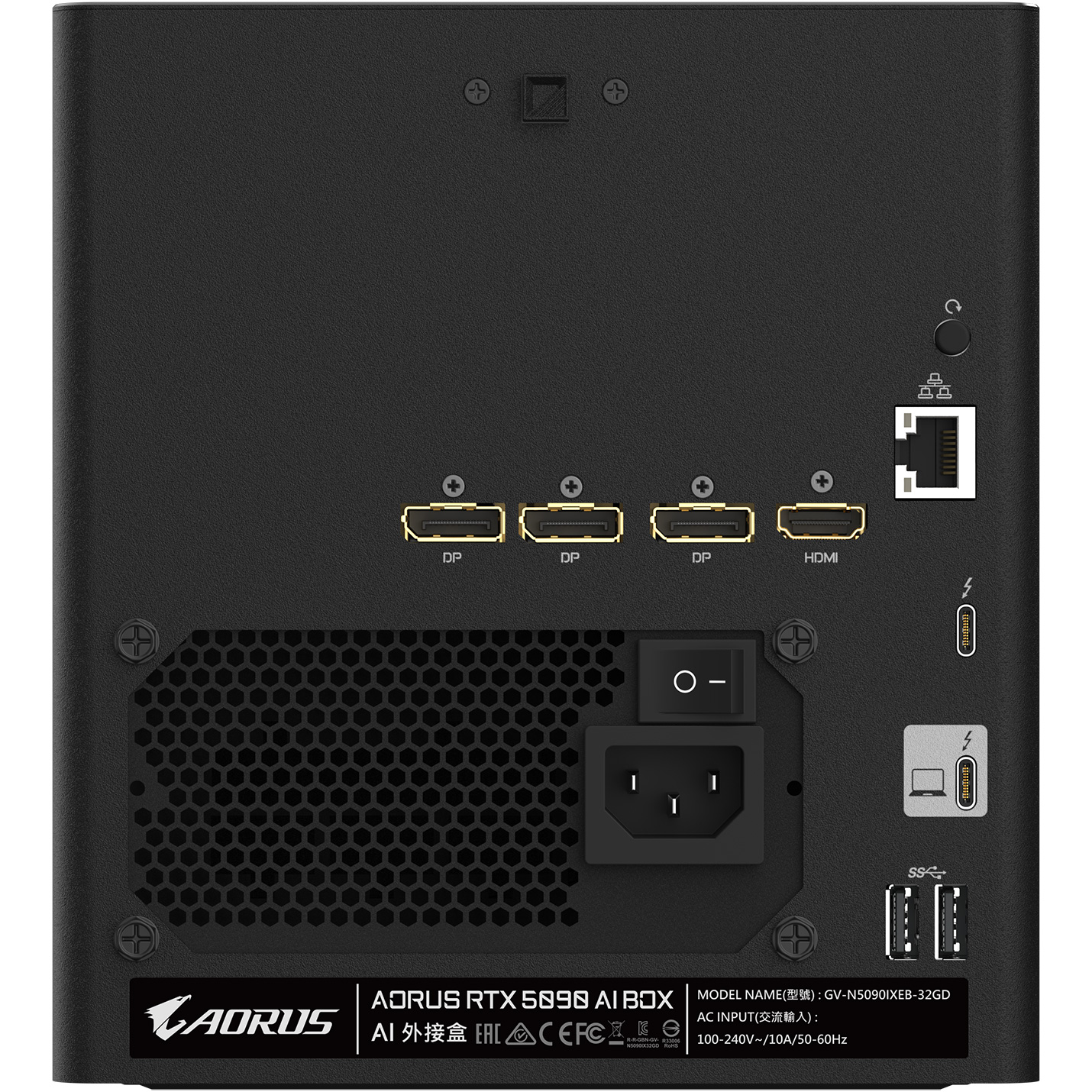 Зовнішня відеокарта Gigabyte AORUS RTX 5090 AI Box (GV-N5090IXEB-32GD)