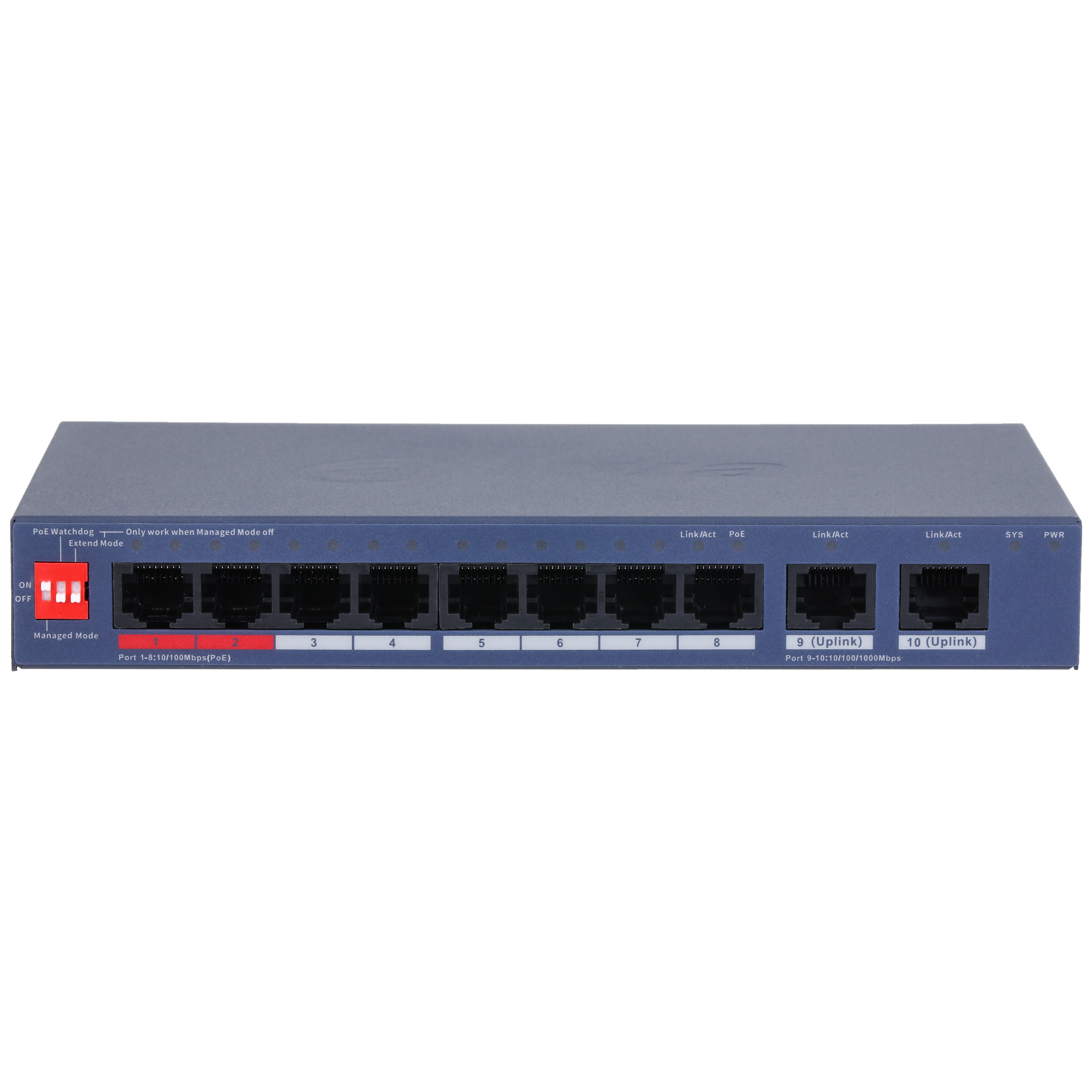 Комутатор DAHUA CS4010-8ET2GT-110