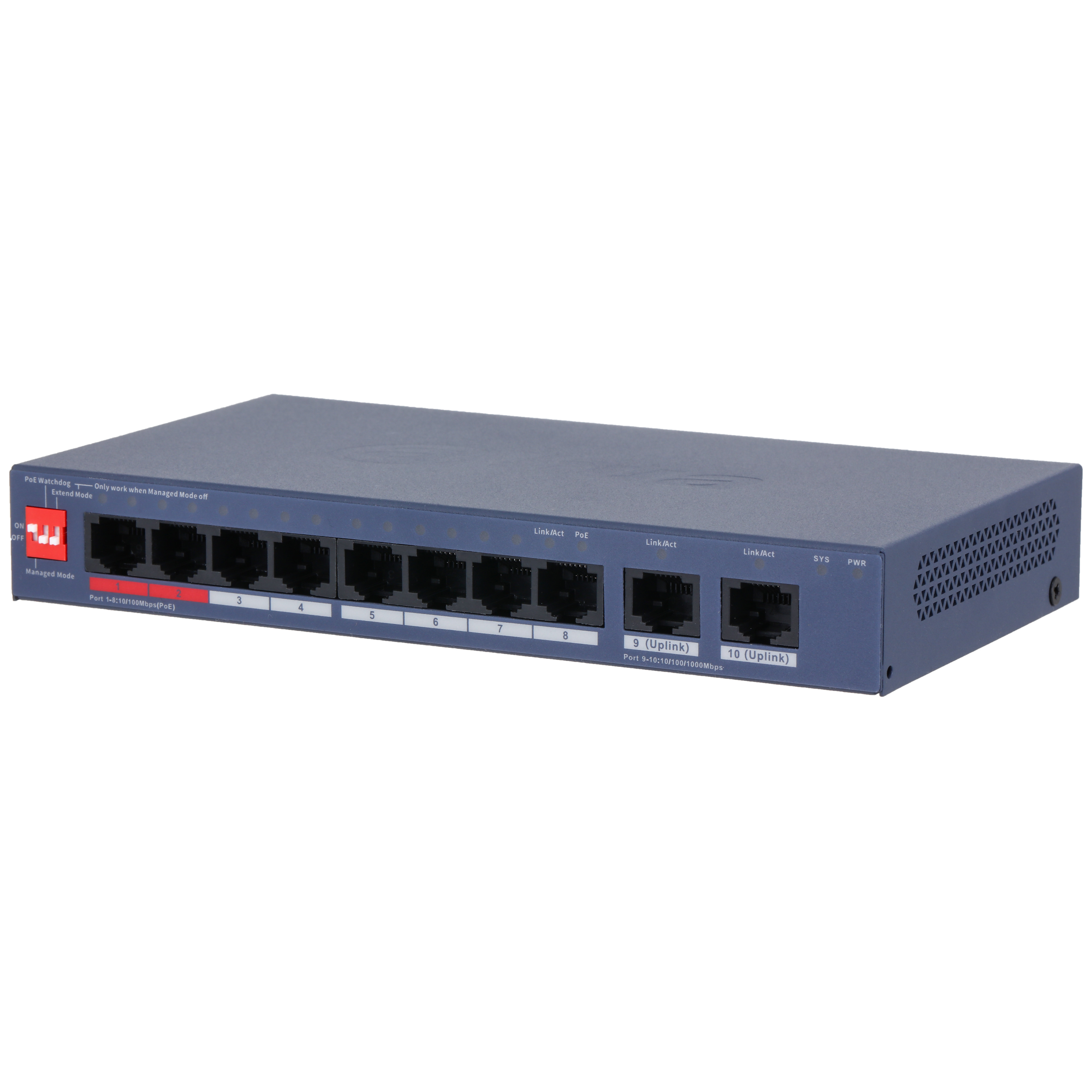 Комутатор DAHUA CS4010-8ET2GT-110