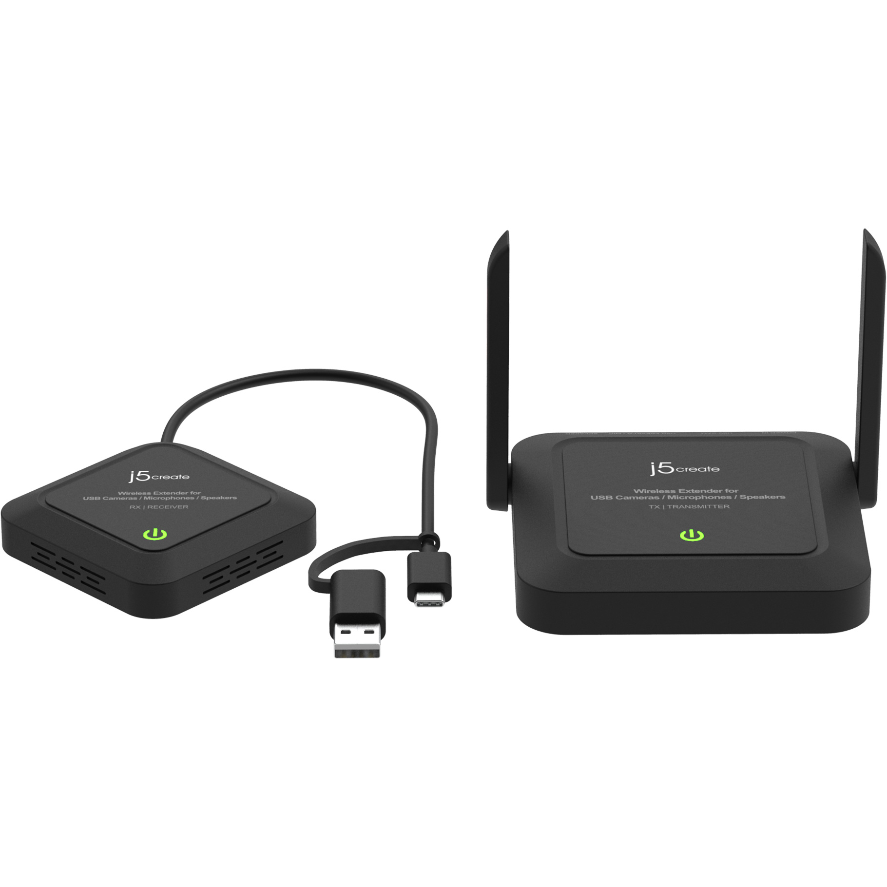 Подовжувач бездротовий J5CREATE Wireless Extender for USB Cameras, Microphones & Speakers (JVW120-N)