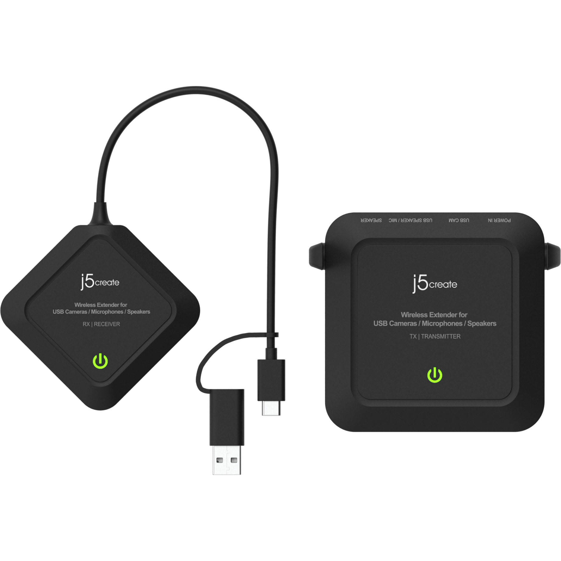 Подовжувач бездротовий J5CREATE Wireless Extender for USB Cameras, Microphones & Speakers (JVW120-N)