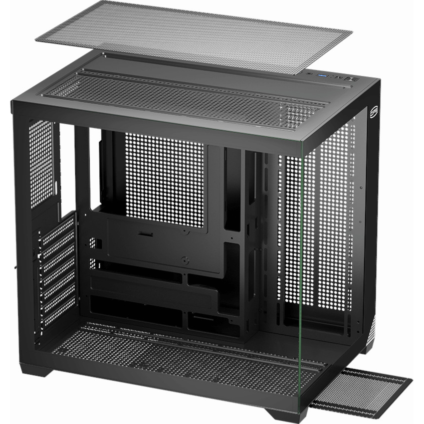Корпус PCCOOLER С3 Т700 Black (C3-T700BKD001-GL)