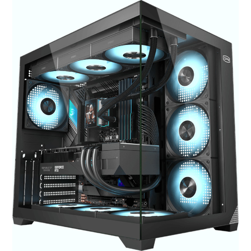 Корпус PCCOOLER С3 Т700 Black (C3-T700BKD001-GL)