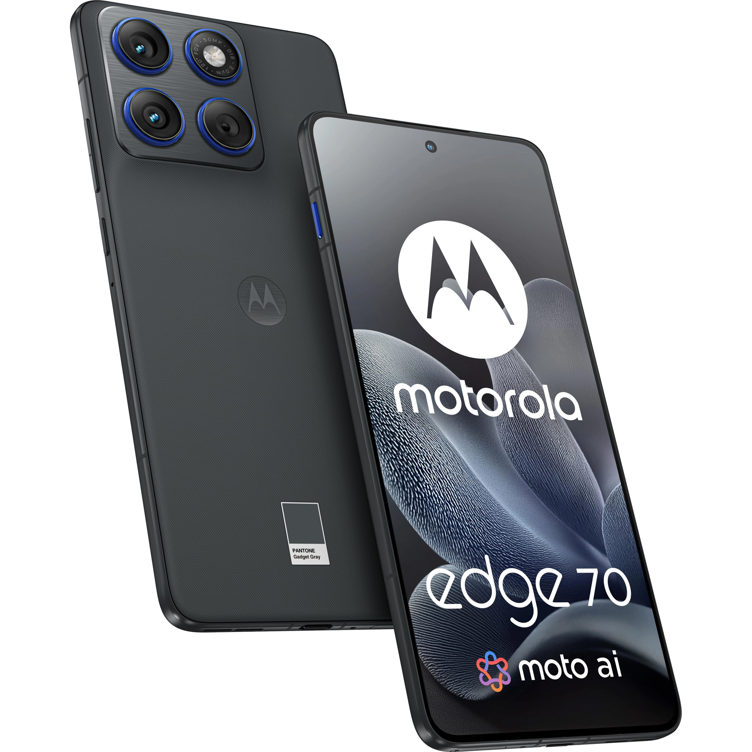 Смартфон MOTOROLA Edge 70 12/512GB Gadget Gray (PBA50006RS)