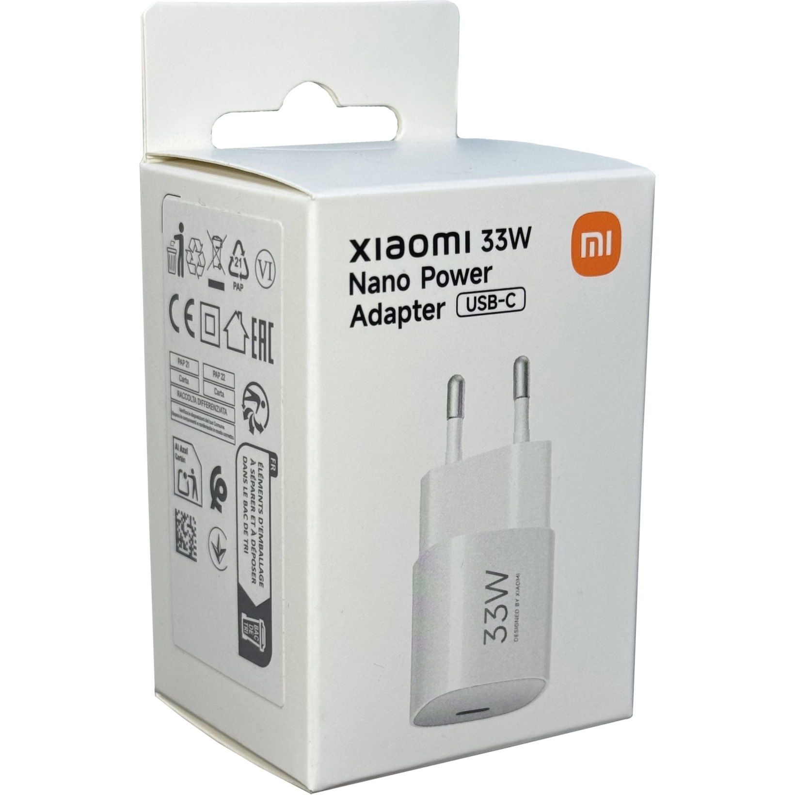 Зарядний пристрій XIAOMI 33W Nano Type-C White (BHR087LEU)