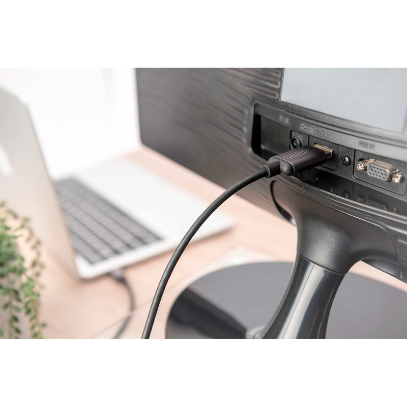 Кабель DIGITUS USB Type-C to HDMI USB-C to HDMI 1.8м Black (DA-70821)