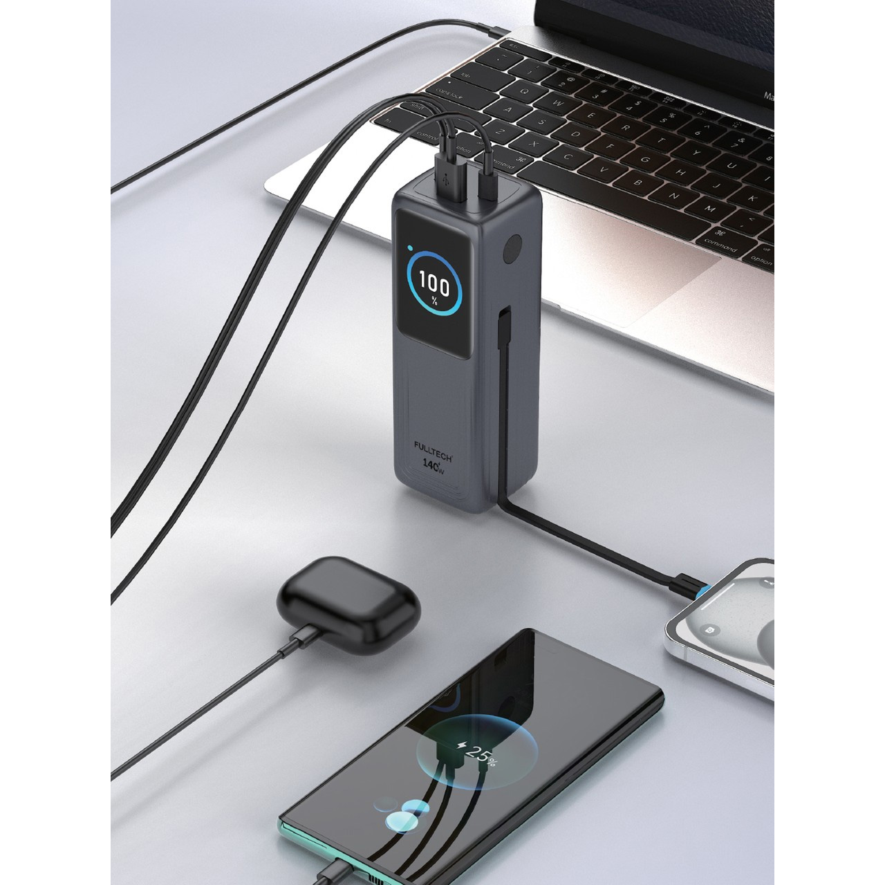 Повербанк FULLTECH FP34 140W 30000mAh