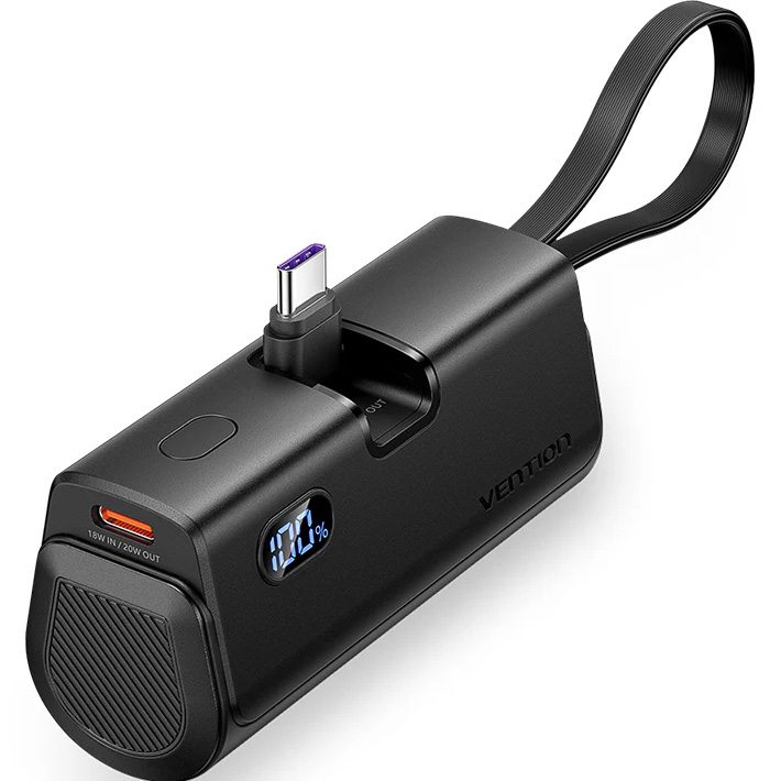 Повербанк VENTION FHQ 22.5W 4800mAh Black (FHQB0)