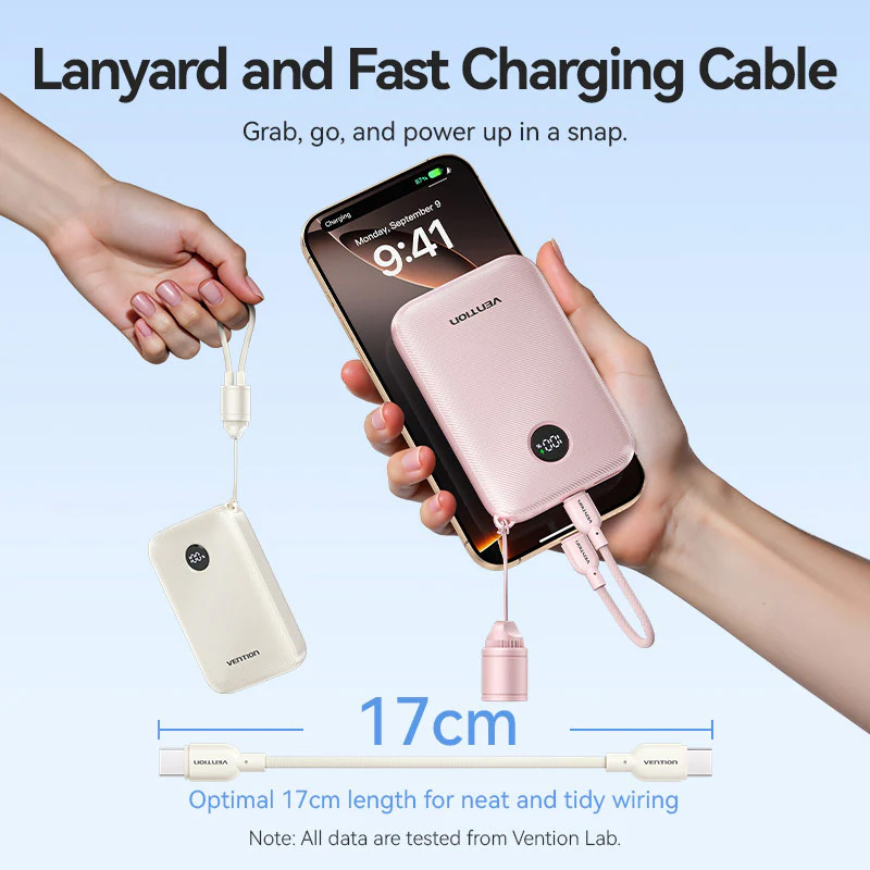 Повербанк VENTION FKA 22.5W 10000mAh Beige (FKAN0-C)
