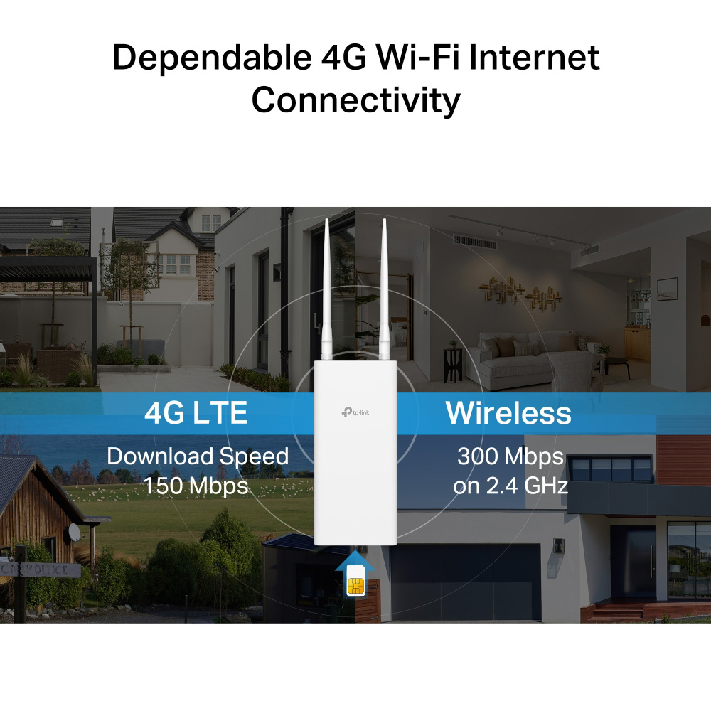 4G Wi-Fi роутер TP-LINK MR100 Outdoor