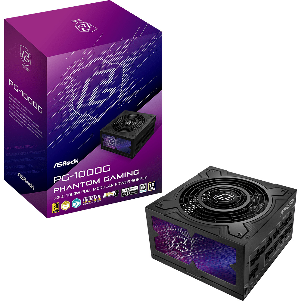 Блок живлення 1000W ASROCK Phantom Gaming PG-1000G