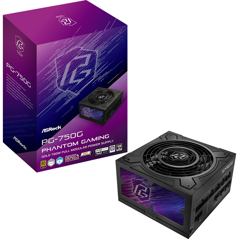 Блок живлення 750W ASROCK Phantom Gaming PG-750G