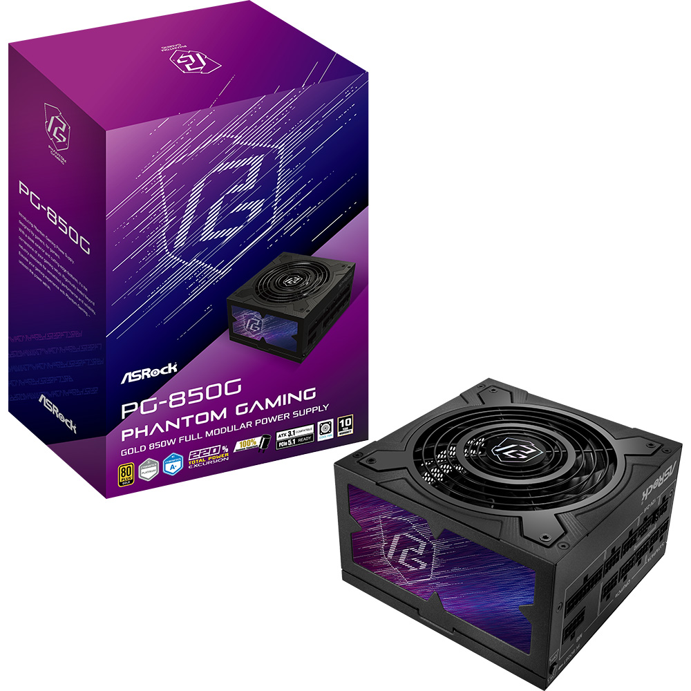 Блок живлення 850W ASROCK Phantom Gaming PG-850G