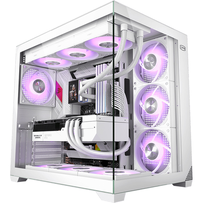 Корпус PCCOOLER С3 Т700 White (C3-T700WHD001-GL)