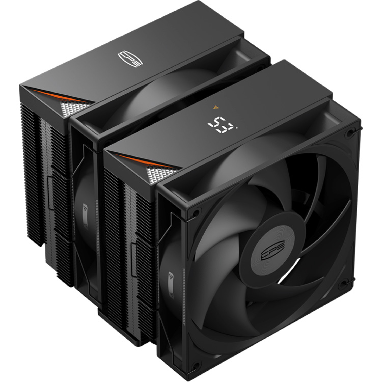 Кулер для процесора PCCOOLER RT620 Pro Digital Black (RT620PRO-BKNWYL-GL)