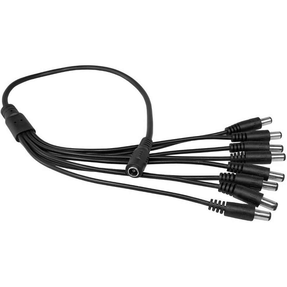Розгалужувач живлення VOLTRONIC DC-F to 8xDC-M (5.5x2.5мм) 40см (YT-DC-F=>8XDC-M-40/10542)