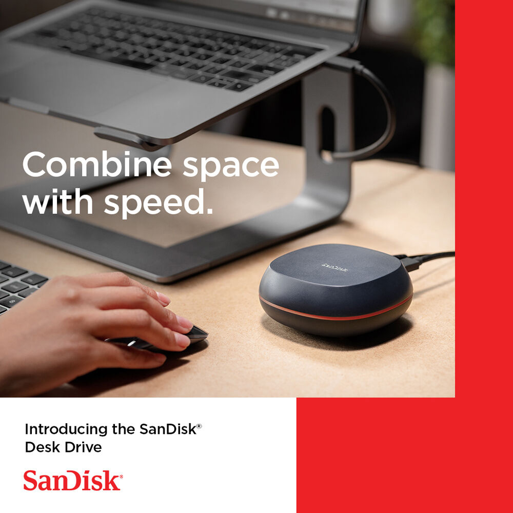 Портативний SSD диск SANDISK Desk Drive 8TB USB3.2 Gen2 (SDSSDT40-8T00-EM25)