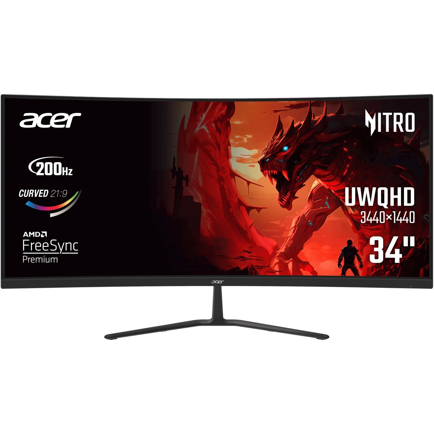 Монітор 34" ACER Nitro ED340CURX0bmiipx (UM.CE0EE.009)