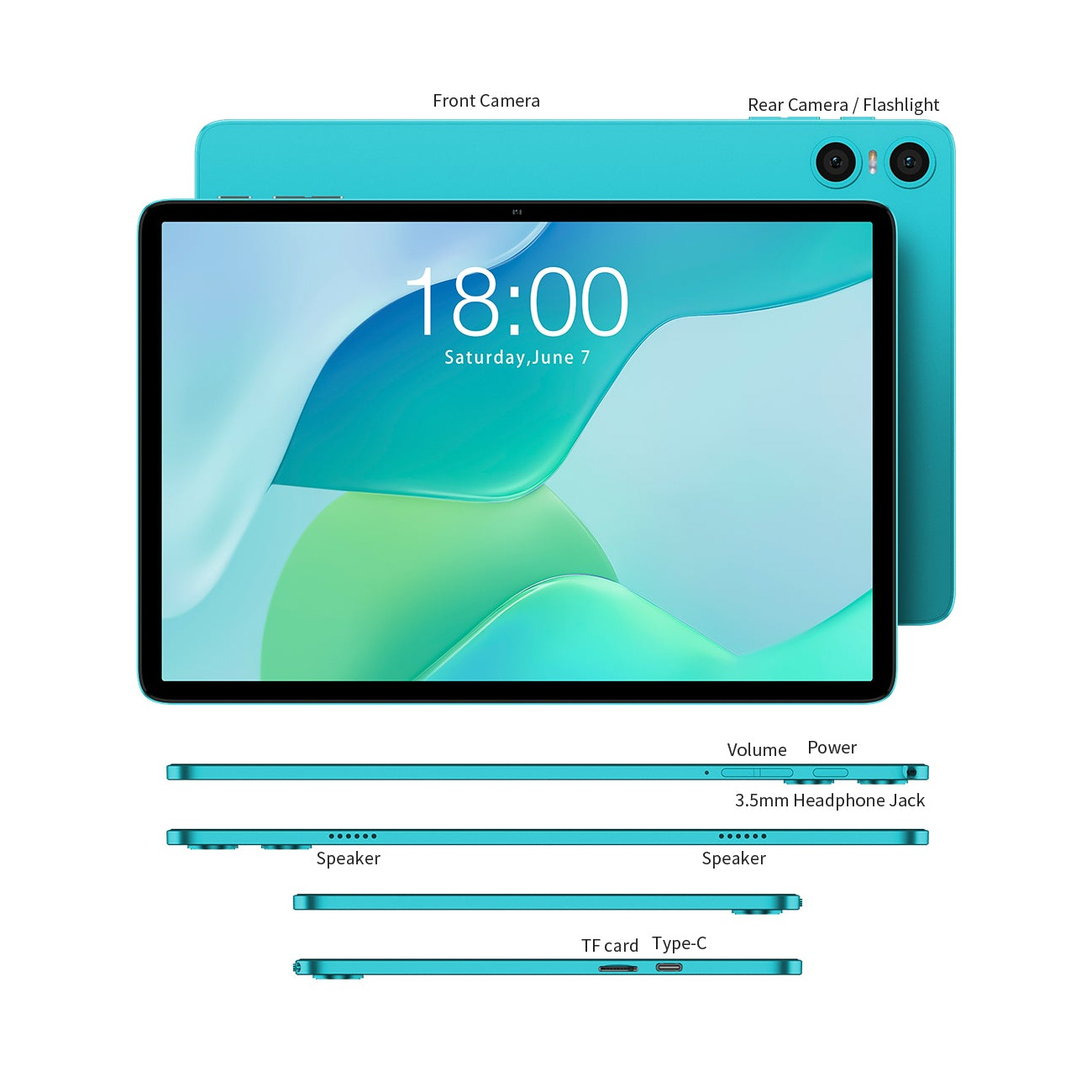 Планшет TECLAST P33 Kit 3/64GB Misty Blue (6940709688045)