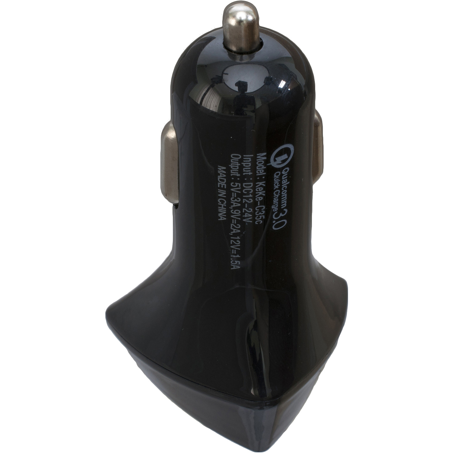 Автомобільний зарядний пристрій PATRON Quick Charge 3.0 1xUSB Black