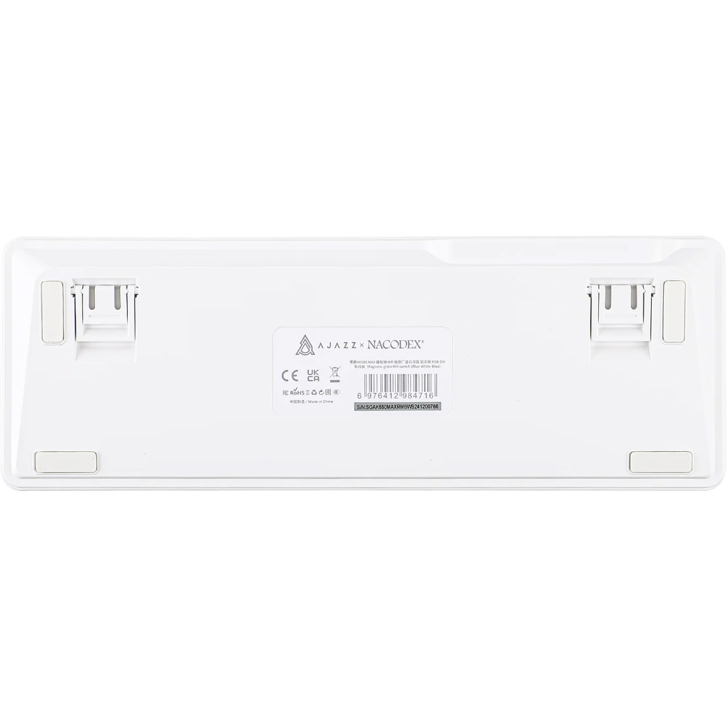 Клавіатура AJAZZ AK680 Max Magnetic Switch Blue/White/Dark Blue