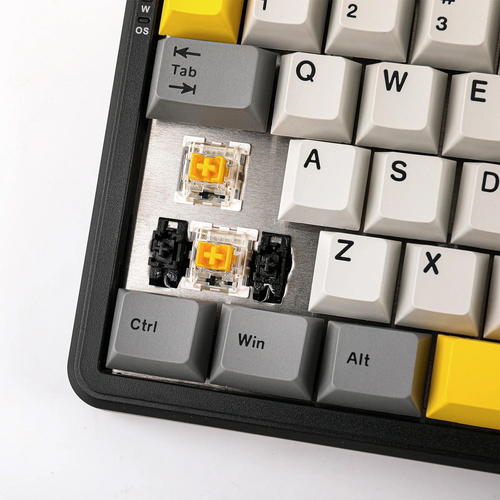 Клавіатура AJAZZ AK680 Max Magnetic Switch Black/Gray/Yellow