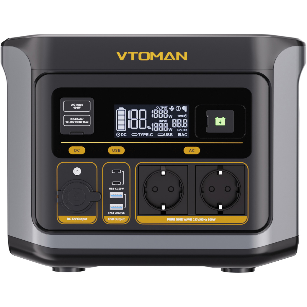 Зарядна станція VTOMAN FlashSpeed 600