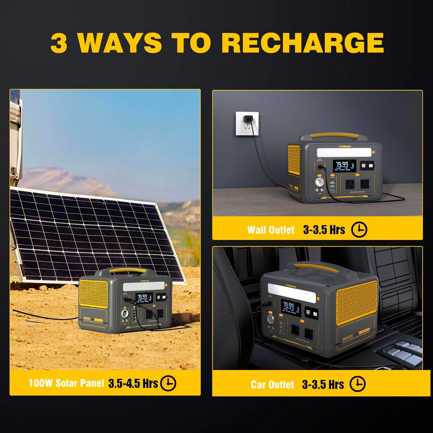 Зарядна станція VTOMAN Jump 600X + Jump 640Wh Extra Battery