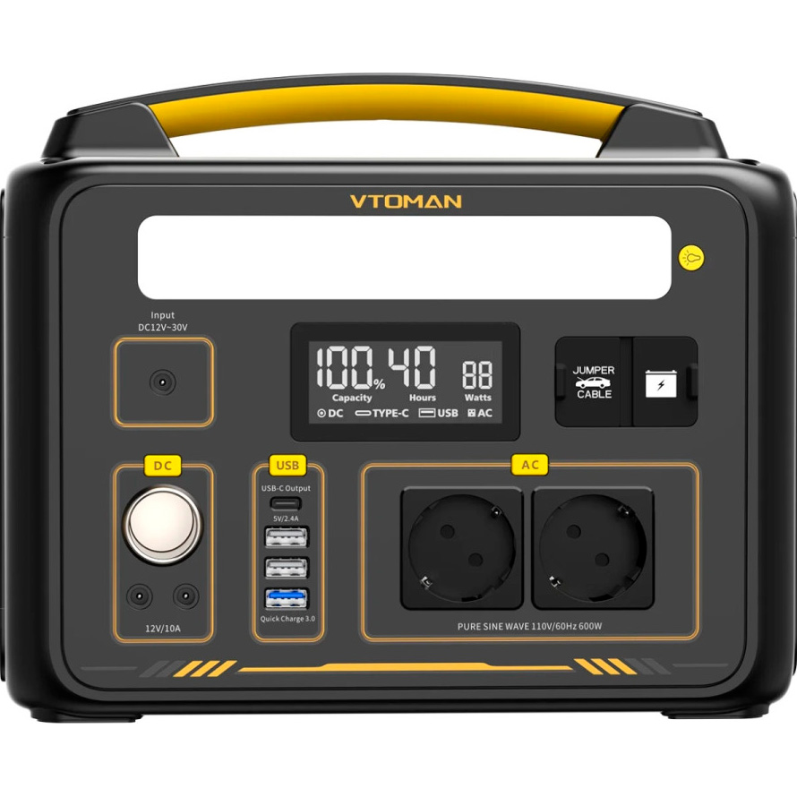 Зарядна станція VTOMAN Jump 600X + Jump 640Wh Extra Battery